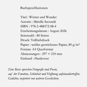 Buchspezifikationen