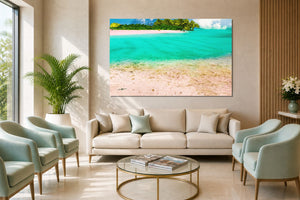 Le Souffle du lagon - Tableau décoratif en plexiglas