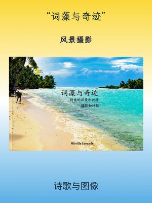Landscape photography book cover with tropical beach, turquoise sea, palm trees, and blue sky.