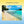 Spanish poetry and photography book cover with tropical beach landscape, vibrant ocean and palm trees.