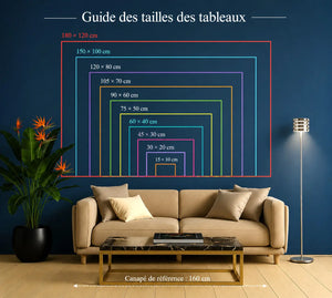 Trésors en Paire - Dekoratives Bild aus Plexiglas