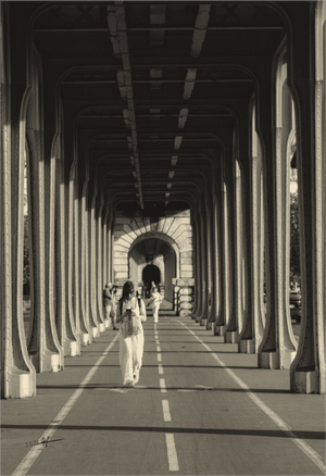 Sous les arches de Paris - Tableau décoratif en bois