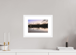 Au Bord du Calme - Fuji Crystal avec cadre - ESPOIR PHOTOS