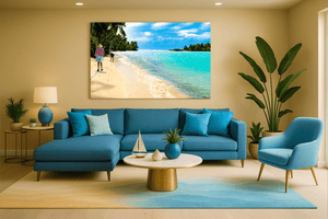 Bain de Bleu - Toile - ESPOIR PHOTOS