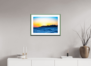 Flamme Marine - Fuji Crystal avec cadre - ESPOIR PHOTOS