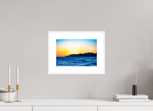 Flamme Marine - Fuji Crystal avec cadre - ESPOIR PHOTOS