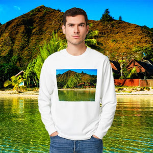 Haut à manches longues - Unisexe - Île paisible - ESPOIR PHOTOS