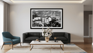 Le Cœur du Village - Fine Art avec texture - ESPOIR PHOTOS