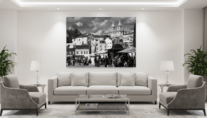 Le Cœur du Village - Toile - ESPOIR PHOTOS