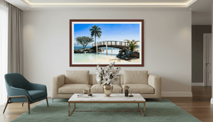 Le Pont du Calme - Fine Art avec texture - ESPOIR PHOTOS