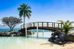 Le Pont du Calme - Fine Art avec texture - ESPOIR PHOTOS