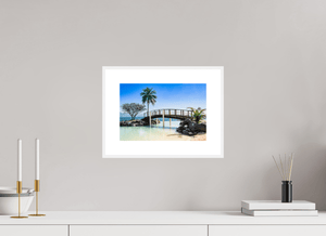 Le Pont du Calme - Fuji Crystal avec cadre - ESPOIR PHOTOS