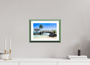 Le Pont du Calme - Fuji Crystal avec cadre - ESPOIR PHOTOS