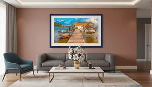 L'Écho du Ponton - Fine Art avec texture - ESPOIR PHOTOS