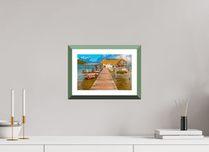 L'Écho du Ponton - Fuji Crystal avec cadre - ESPOIR PHOTOS