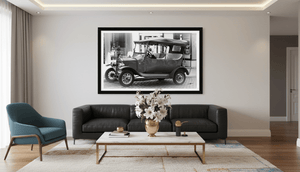 Monochrome Drive - Fine Art avec texture - ESPOIR PHOTOS