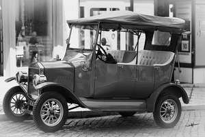 Monochrome Drive - Fine Art sans texture - ESPOIR PHOTOS