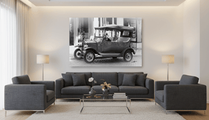 Monochrome Drive - Toile - ESPOIR PHOTOS