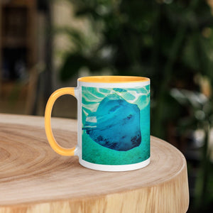 Mug à Intérieur Coloré - Étreinte aquatique - ESPOIR PHOTOS