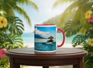 Mug - Balade en mer - 9,6 cm (h) x 8,3 cm (d) - ESPOIR PHOTOS