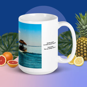 Mug Blanc Brillant - Départ au large - ESPOIR PHOTOS