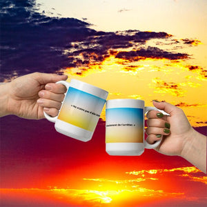 Mug Blanc Brillant - Instants Solaires - ESPOIR PHOTOS