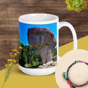 Mug Blanc Brillant - Sculpture du vent - ESPOIR PHOTOS
