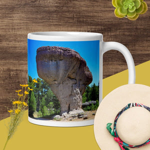 Mug Blanc Brillant - Sculpture du vent - ESPOIR PHOTOS