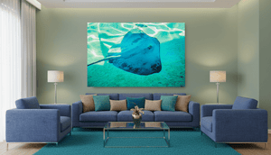 Murmure Bleu - Aluminium - ESPOIR PHOTOS