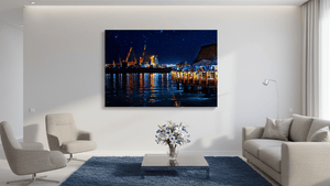 Nocturne Portuaire - Aluminium - ESPOIR PHOTOS