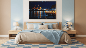 Nocturne Portuaire - Bois - ESPOIR PHOTOS