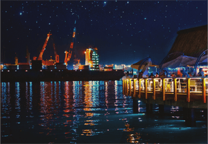 Nocturne Portuaire - Bois - ESPOIR PHOTOS