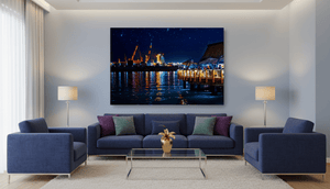 Nocturne Portuaire - Toile - ESPOIR PHOTOS