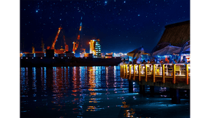 Nocturne Portuaire - Toile - ESPOIR PHOTOS