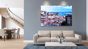 Orange et Eau Vive - Plexiglas - ESPOIR PHOTOS