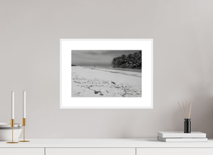 Plage Intemporelle - Fuji Crystal avec cadre - ESPOIR PHOTOS