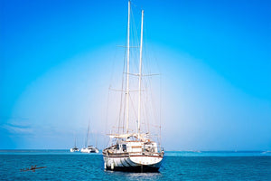 Repos au Large - Fuji Crystal avec cadre - ESPOIR PHOTOS