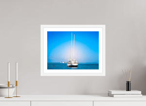 Repos au Large - Fuji Crystal avec cadre - ESPOIR PHOTOS