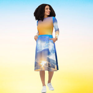 Robe manches longues - Aube du Courage - ESPOIR PHOTOS