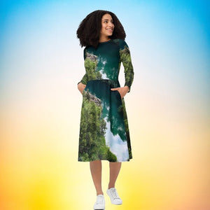 Robe manches longues - Reflets d’Oasis - ESPOIR PHOTOS