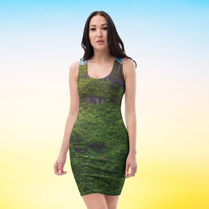 Robe moulante - Horizon vert - ESPOIR PHOTOS