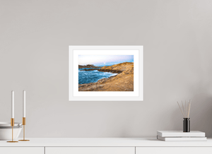 Rochers dorés - Fuji Crystal avec cadre - ESPOIR PHOTOS