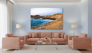 Rochers dorés - Toile - ESPOIR PHOTOS