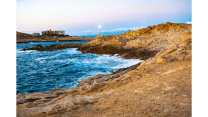 Rochers dorés - Toile - ESPOIR PHOTOS