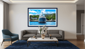 Silhouette sur le Quai - Fine Art avec texture - ESPOIR PHOTOS