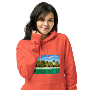 Sweat à capuche écologique unisexe - Éden Cristallin - ESPOIR PHOTOS