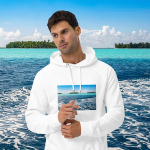 Sweat à capuche écologique unisexe - Vagues d’Évasion - ESPOIR PHOTOS