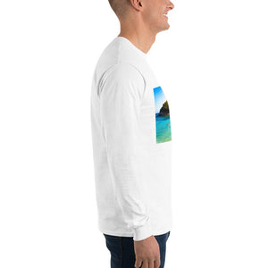 T-shirt à manches longues pour homme - Onde douce - ESPOIR PHOTOS