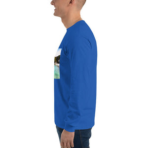 T-shirt à manches longues pour homme - Onde douce - ESPOIR PHOTOS