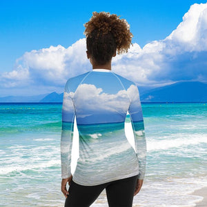 T-shirt de Compression pour Femme - Ciel marin - ESPOIR PHOTOS